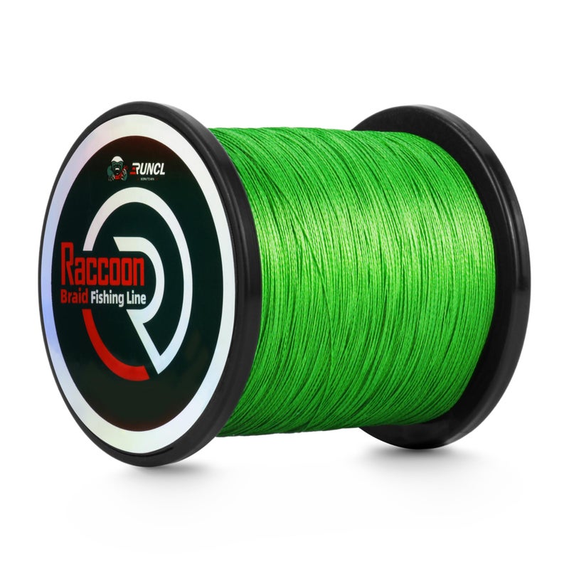 RUNCL Upgraded Braided Fishing Line, Colorfast Fishing Line Braid for Bass, Trout, Crappie, Ultra Strong Braid for Saltwater Freshwater, Abrasion Resistant, Zero Stretch, 6-80lb, 150/300/500/1000Yds - Image 1